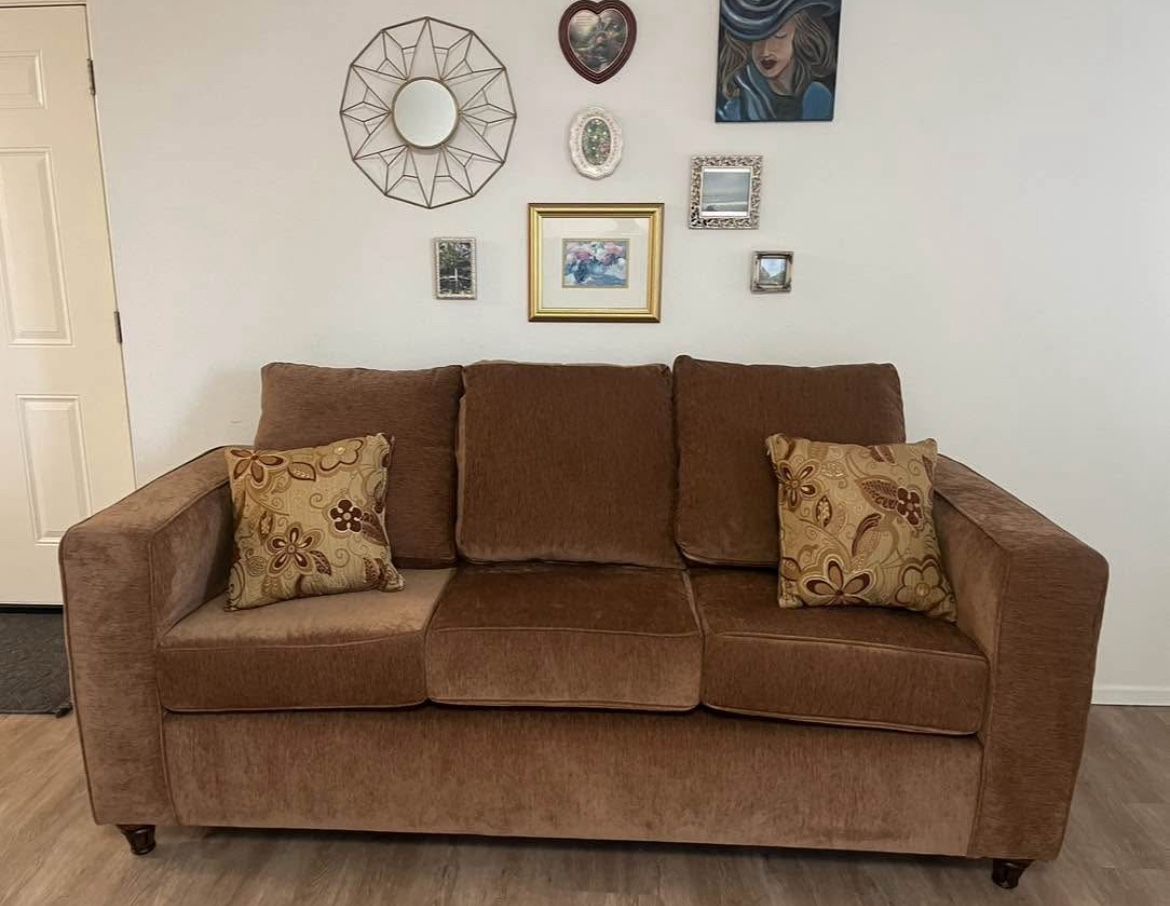 Vintage Brown Couch