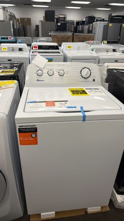 Amana- 3.5 Cu.Ft Top Load Washer with Dual Action Agitator