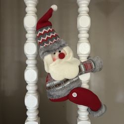 Stuffed Felt Santa Decor