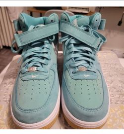Nike Air Force 1 Mid Washed Teal Size 12