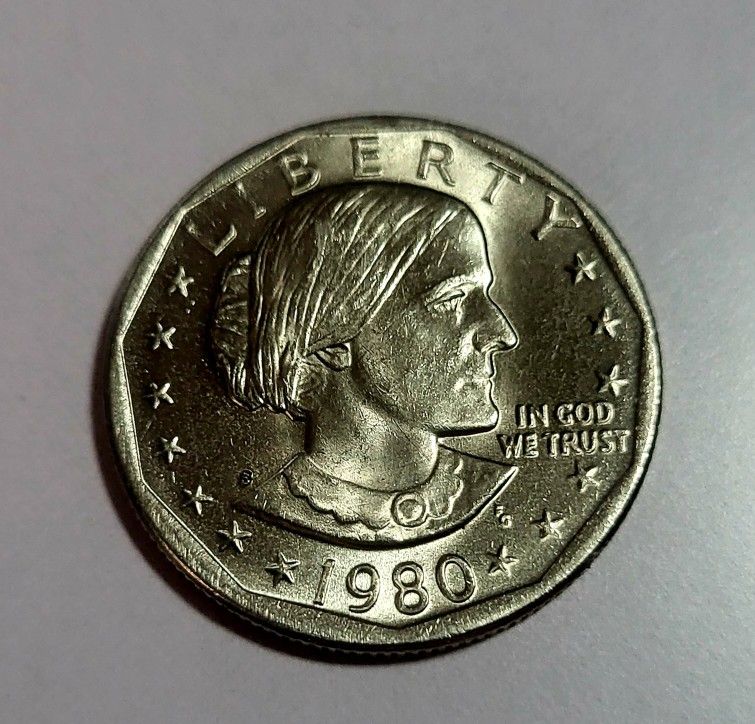 1980 Susan B Anthony Silver Dollar FG