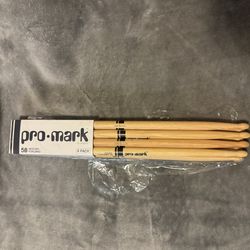 Pro Mark Drum Sticks 5b 4 Pack Hickory Forward Percussion