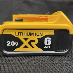 6.0Ah Battery replacement For DeWalt Lithium Ion 20 Volt DCB206-2 DCB205-2