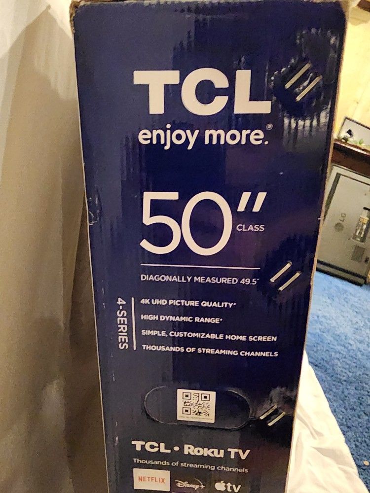 50 Inch Smart TV BRAND NEW TCL ROKU