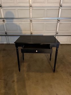 Black desk
