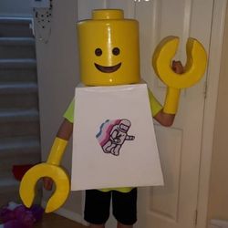 Free Homemade Lego Man Costume