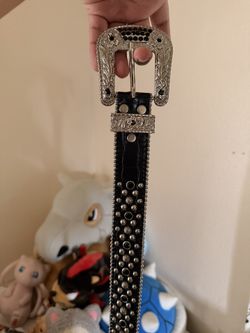 Black B.B Simon Belt