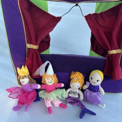 Finger Puppet Theater , Includes Disney Christmas Characters and Others 