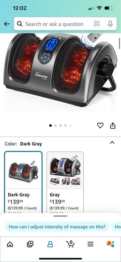 Foot massager with heat (leg, calf , ankle)  Brand new  Packed  Retail price around 150 Selling in 90
