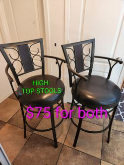 High top bar stools