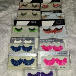 Pestañas Maquillaje Fantasía 12 Paquetes 