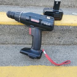 Craftsman drill 14.4 V DC 3/8-in Drill MODEL # VSR 0-600 Black FULLY FUNCTIONAL NO CHARGER 