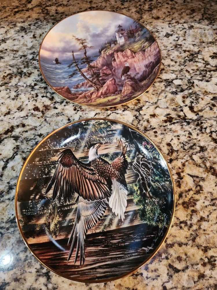 8 Collectible Wildlife Plates.  One Low Price 