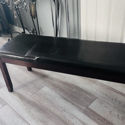 🪑✨ Upholstered Dining Bench / Entryway Bench – $10 ✨🪑  📏 Approx. Dimensions: • 44” Long • 16” Deep • 18” Tall  📍 Pickup: S. Durango & 215 near IKE