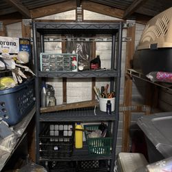 Heavy Duty Plastic Storage Shelf