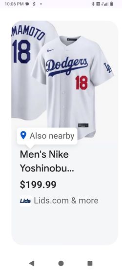 Dodger Yamamoto jersey