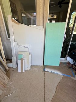 Free 1/2” pieces of sheet rock