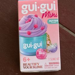 NEW Gui-Gui  MINI  Slime BUTTER SLIME New item Key/Phone Clip! SEALED NIB