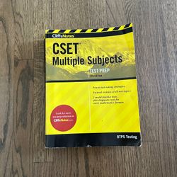 CSET Multiple Subjects Test Prep 4th Edition