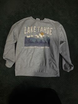 Lake Tahoe Graphic Crewneck Sweatshirt
