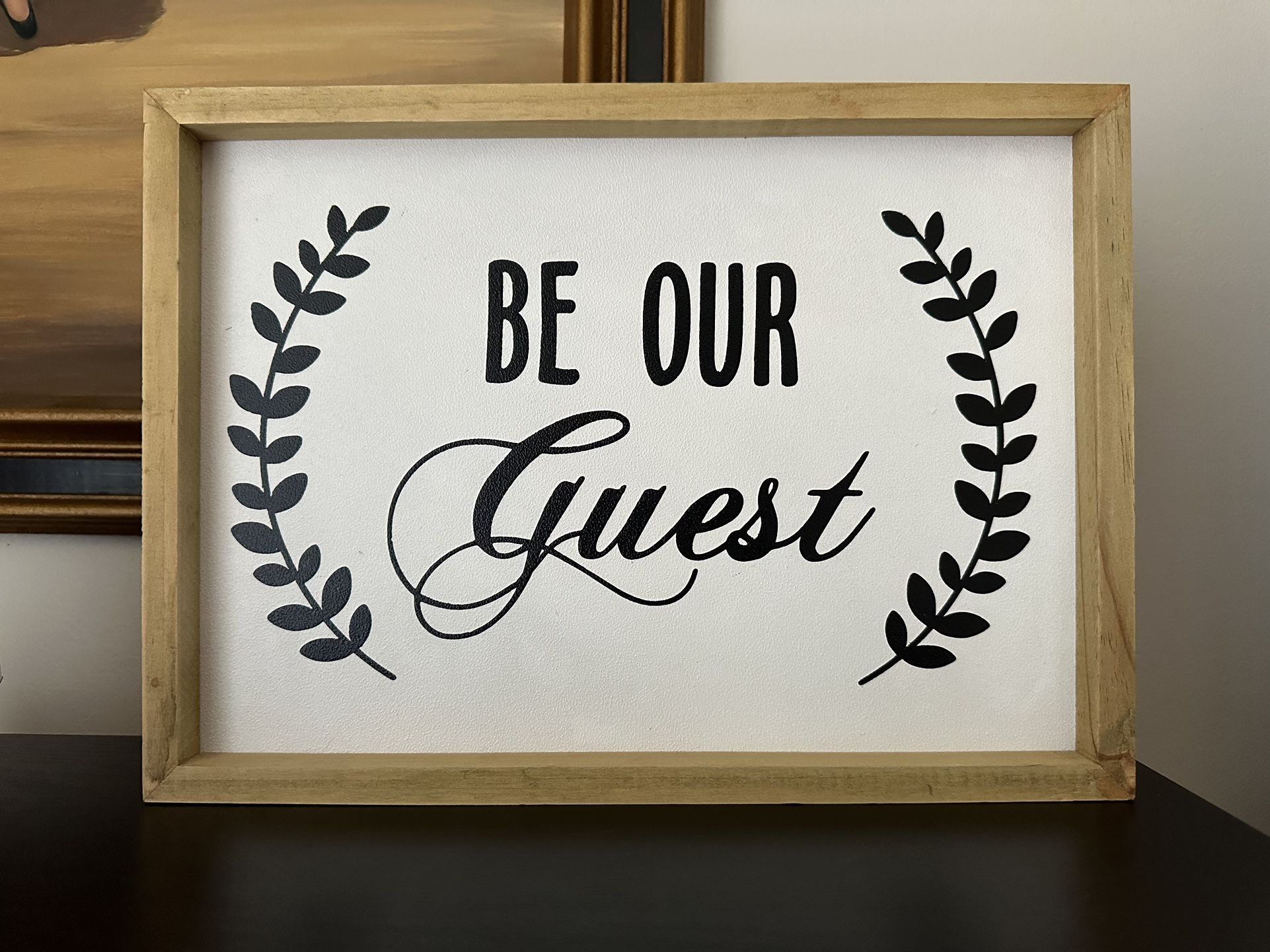Be Our Guest Sign