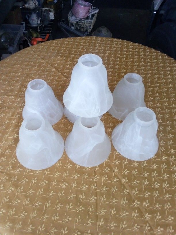 7 Glass Shades For Light Fixture