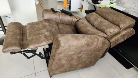 Power Lift Recliner Chair Brown