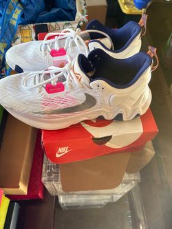 Nike Basketball Sneakers White Navy Pink