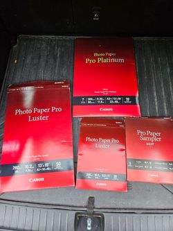 Free various sizes photo paper