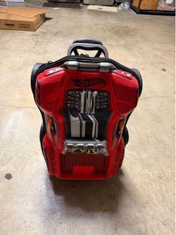 Childrens Carry-on Suitcase Hot Wheels Car
