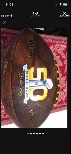 Broncos Paid $200 Sell$135 Super Bowl 50 Game Football - Denver Broncos $135