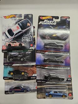 Lot Of 8 Premium Hot Wheels All Nissan 