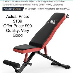 Flybird workout bench