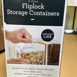 Member's Mark 4 - Pack Fliplock Food Storage Containers
