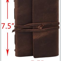 Leather Journal Writing Notebook