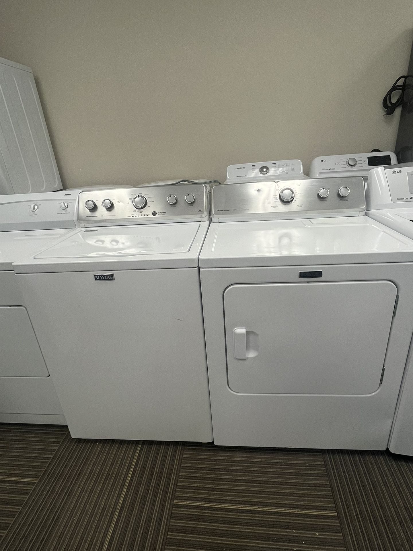 Maytag Washer And Electric Dryer 
