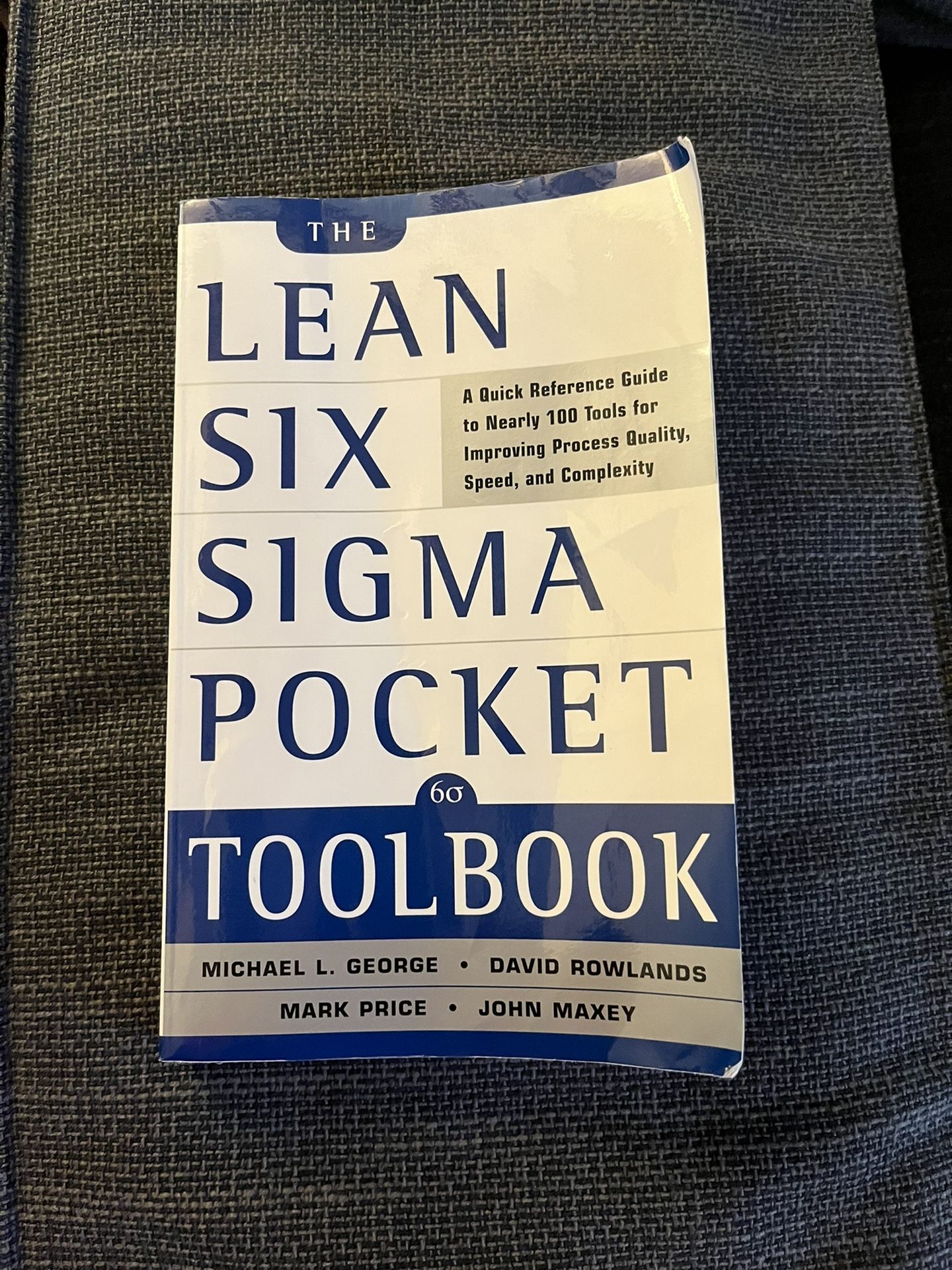Lean Six Sigma Pocket Toolbook