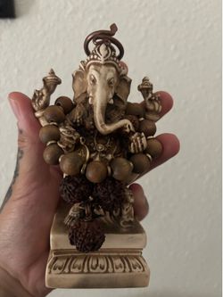Ganesha Statue Hindu God Yoga Meditation Spiritual Decor