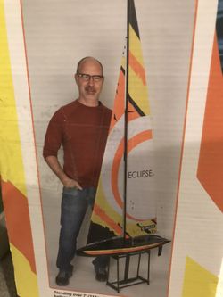 Huge RC Sailboat. Brand new