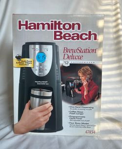 Hamilton Beach BrewStation Deluxe 12-Cup Coffee Maker (Model 47454) — NIB, Never Used