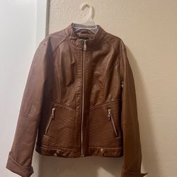 New Leather Jacket Size M 
