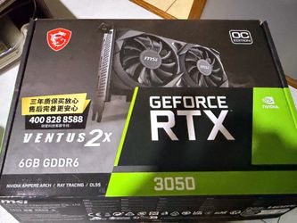MSI GeForce RTX 3050 Ventus 2X OC 6GB