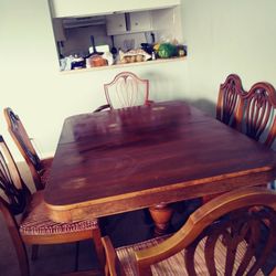 dining Table And Six Chairs And Buffetera.