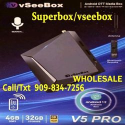 VSEEBOX V5 PRO 2025 BEST TV BOX  Wholesale   VSEE BOX V5 SUPERBOX 