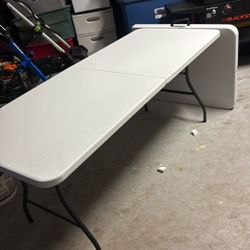 1 6ft Folding Tables One 10/10 Ten 