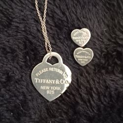 Tiffany & Co Earrings And Necklace Set