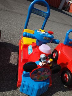 Mickey mouse train toy