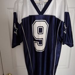 Dallas Cowboys Romo 9 Adult Large Nfl Football Jersey 