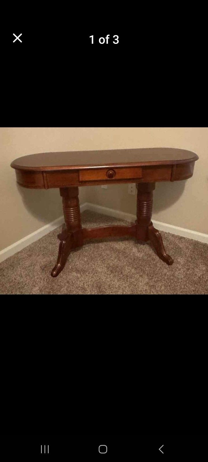Ashley Solid Wood Cherry Sofa Table