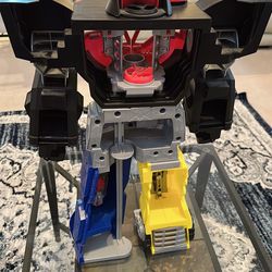 Large Fisher Price Imaginext Mighty Morphin Power Rangers Dino Megazord Toy 27"